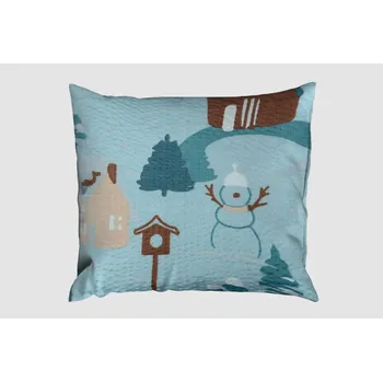 Povlečení Povlak krep PLUS 40x40 cm VERNA tyrkysový