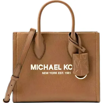 Módní doplněk Kožená kabelka Michael Kors Mirella small luggage hnědá