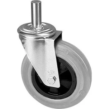 Pojezdové kolečko PGB 150/HR Otočné kolo s šedou obručí s čepem 22x45 0220554