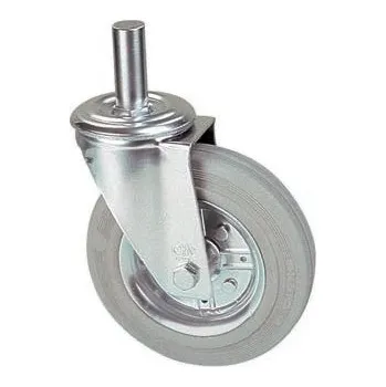 Pojezdové kolečko LGB 150/HR Otočné kolo s šedou obručí s čepem 0221154