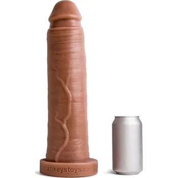 Dildo Mr. Hankey’s Toys Big Daddy XXXL, prémiové silikonové dildo s Vac-U-Lock 39,8 x 7,4–10,1 cm