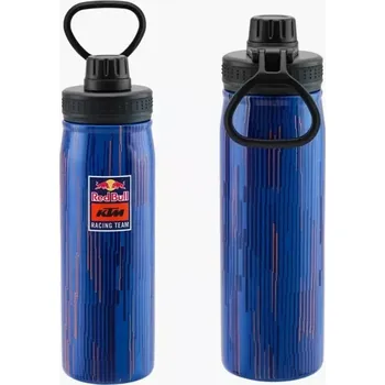 Láhev a Nerezová sportovní láhev KTM RED BULL BLAZE barva modrá/oranžová objem 800 ml (dárkové předměty pro motorkáře)