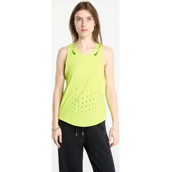 Dámské tričko Tílko Nike AeroSwift Women's Dri-FIT ADV Running Singlet Cyber/ Black L