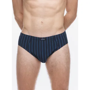 Trenýrky Gina Výhodné balení 5 kusů - Slipy se širším bokem 71135P Barva/Velikost: lékořice, sv. modrá / L/XL