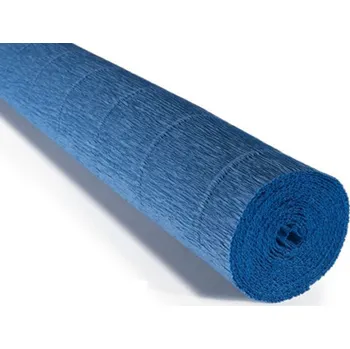 Krepový papír Cartotecnica Rossi Krepový papír role 180g (50 x 250cm) - modrá 615
