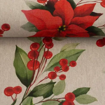 SWAFING Dekorační látka Christmas vánoční hvězda