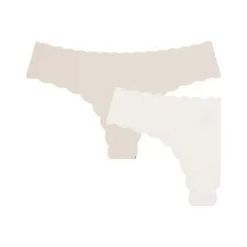 Kalhotky 2 PACK tanga Esotiq Panya Béžová-ecru M