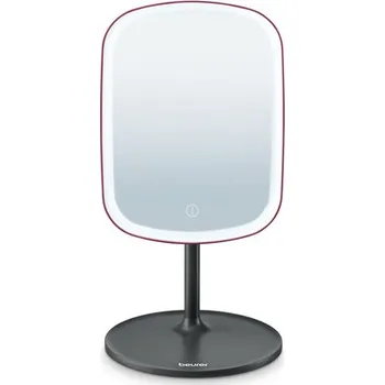 Kosmetické zrcátko Beurer BS 47 červené kosmetické zrcátko s LED osvětlením (prodloužená záruka 36 měsíců)