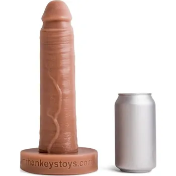 Dildo Mr. Hankey’s Toys Big Daddy Small, prémiové silikonové dildo s Vac-U-Lock 28,3 x 5,1–6,6 cm