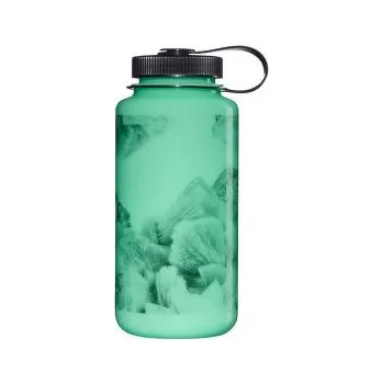 Láhev Nalgene 32oz WM Glow Glow w/Black Crystals zelená