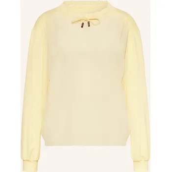 Dámská halenka Marc Cain Dámská Blůza Z Kombinace Materiálů, 407 flan, 40