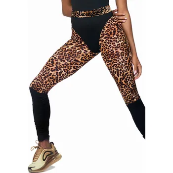 Dámské legíny Legíny Reviver L9016/0 Barva: Hnědá, Velikost: XL