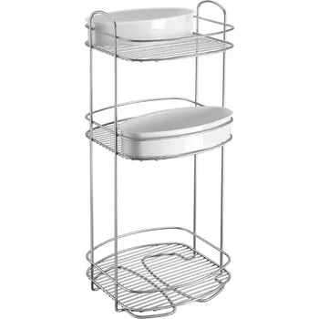 Drátěná police ZNAČKOVÝ KOUPELNOVÝ REGÁL POLICE ORGANIZÉR STOJAN NA DESKU PODLAHU SWISS