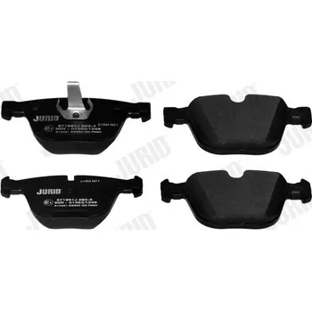 Brzdová destička Sada brzdových destiček, kotoučová brzda JURID 571991J