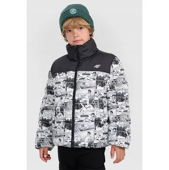 Chlapecká bunda Chlapecká prošívaná bunda se syntetickou výplní - bílá