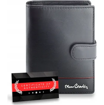 Peněženka Pánská kožená peněženka Pierre Cardin černá s RFID ochranou - Certifikát