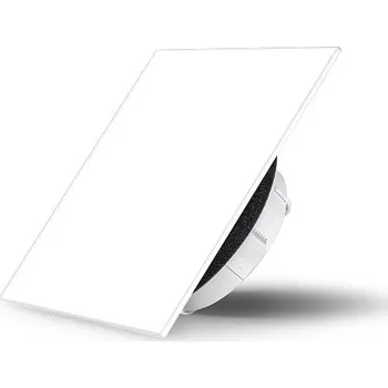 Ventil Air Design Glass Skleněný ventil Air Design čtvercový 9003 WHITE PURE - SKLO LESK 9003 White Pure 100 mm