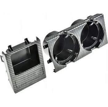 Držák do auta Držák na nápoje a mince, karbonový vzhled NTY EZC-BM-086