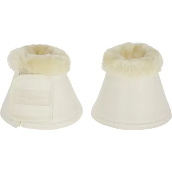 Koňské kamaše Zvony na kopyta s kožíškem Pelisa, bílá velikost COB