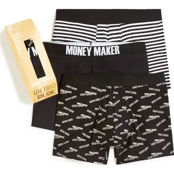 Boxerky Celio Dárkové balení boxerek zlatá cihla, 3ks - Pánské Celio černá 3070516