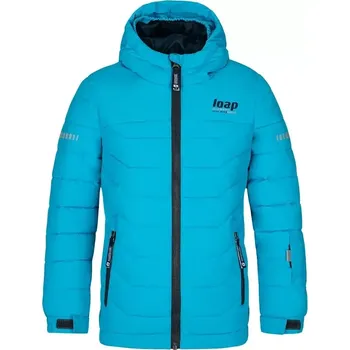 Dívčí bunda Chlapecká lyžařská bunda LOAP Funko jasně modrá velikost 158/164