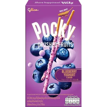 Glico Pocky GLICO Pšeničné Pocky borůvky s jogurtem 38g