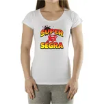Dámské tričko - Super ségra - bílé - XL