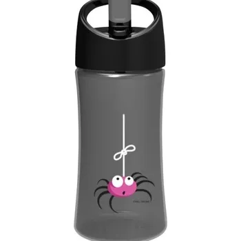 Láhev Carl Oscar Lahev Na Pití se slámkou 350 ml Grey Spider (102100)