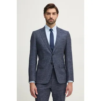 Pánská móda Vlněné sako BOSS 50539804 námořnická modř 59X, vel. 54