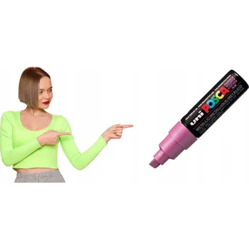 Dekorativní fix růžový UNI 1 ks