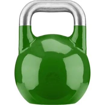 Gorilla Sports Soutěžní kettlebell, zelený, 24 kg