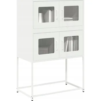 Komoda Komoda bílá 68x39x107 cm ocel