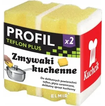 Utěrka Profilovaná kuchyňská houbička Kuchcik 2 ks