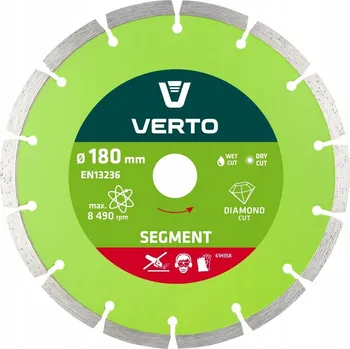 Řezný kotouč Diamantový kotouč Verto 61H3S8 180x22,2 mm