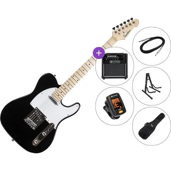 Elektrická kytara Pasadena TL-10 SET 2 Black Elektrická kytara