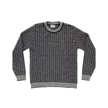 Devold Islender unisex svetr Ink/Offwhite