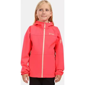 Dětská softshellová bunda KILPI RAVIA-J ZJ0115KI RŮŽOVÁ 98