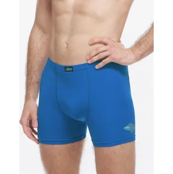 Trenýrky Gina Boxerky delší nohavička 74184P Barva/Velikost: atlantic, šedá / M/L