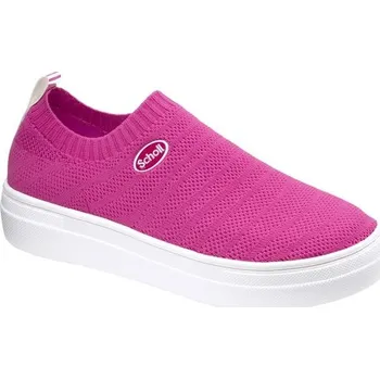Dámské tenisky Scholl FREELANCE růžové dámské zdravotní slip-on tenisky s paměťovou stélkou Memory Cushion