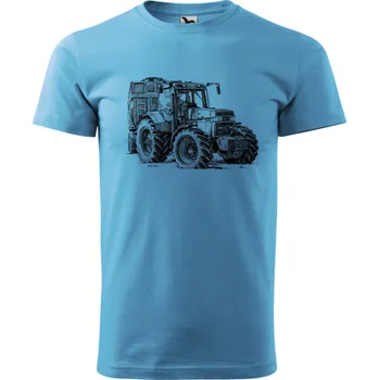 Pánské tričko Tričko - Case IH 7220 Magnum Barva: Tyrkysová (44), Velikost: 134 cm/8 let, Střih: Dámské