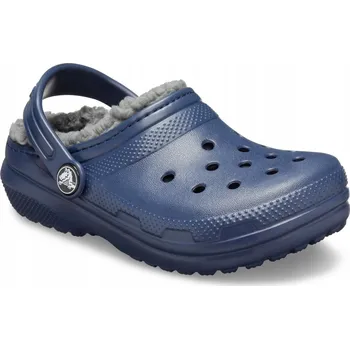 Dámské pantofle Crocs Dětské Zateplené Boty Nazouváky Classic Lined 203506 Clog 23-24