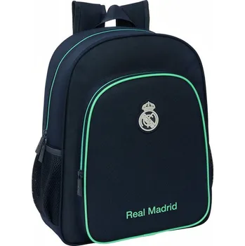 Školní batoh Real Madrid FC Batoh Real Madrid, tmavě modrý, 15 l, hlavní a přední kapsa