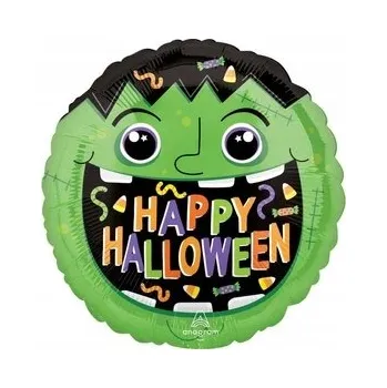 Balónek Fóliový balónek 45 cm Strašidelný dům s monstry