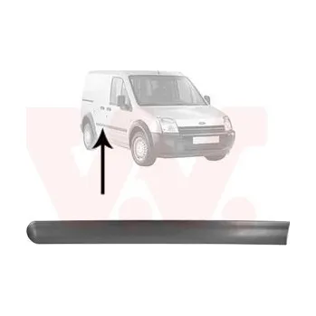 Lišta karosérie Ozdobná / ochranná lišta, dveře VAN WEZEL 1884426