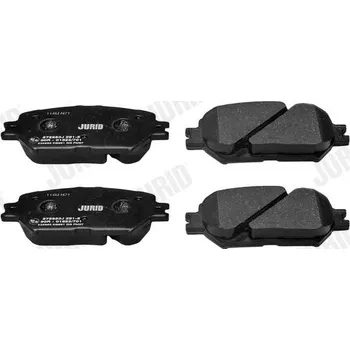 Brzdová destička Sada brzdových destiček, kotoučová brzda JURID 572553J