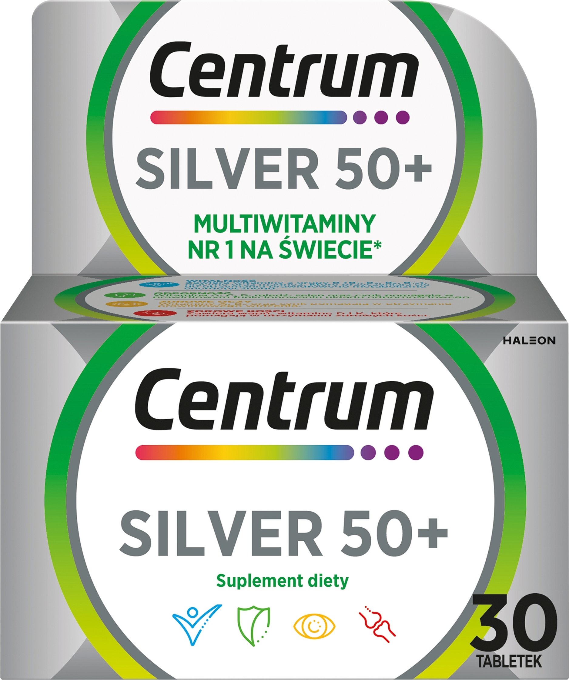 Centrum Silver 50+ Multivitamíny 30 tbl. od 133 Kč - Zbozi.cz