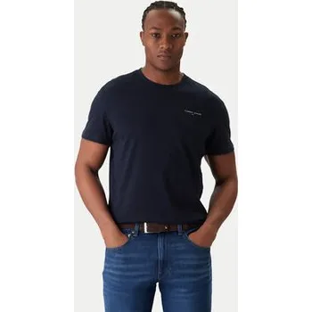 Pánské tričko Tommy Jeans Souprava triček Linear DM0DM22316 Tmavomodrá Slim Fit XL