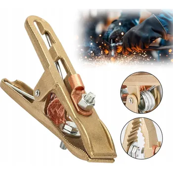 Svářečka UZEMŇOVACÍ SVORKA klešťová, svařovací držák 500A, zemnící kabel