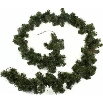 Vánoční dekorace Vánoční girlanda Tommaso, 15 x 270 x 15 cm, zelená