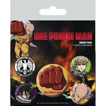 Placka/Odznak s motivem z filmu One Punch Man
